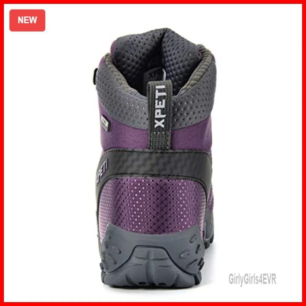 Women's Waterproof Insulated Snow Boots Hiking Ankle Boots Lace-Up